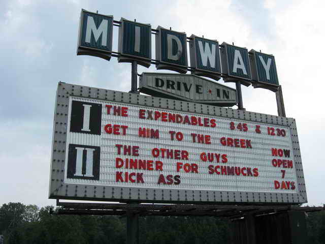 Midway Drive In Theater - 2010 Photo (newer photo)